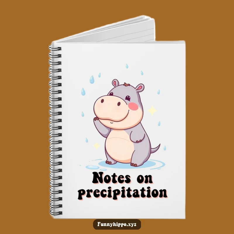 Funny Kawaii Hippo Notebook: Jot Down Laughs, Perfect Funny Gift
